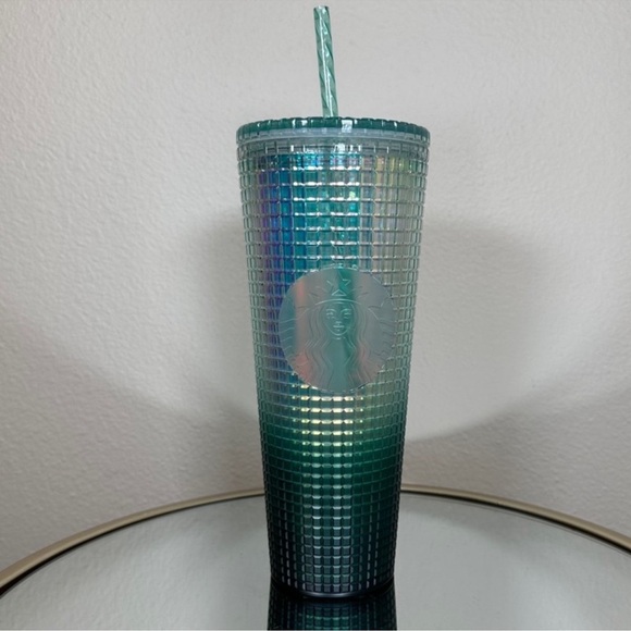STARBUCKS 2023 Ombré Disco Grid Gradient Tumbler - Picture 3 of 3